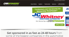 Desktop Screenshot of carsponsors.com